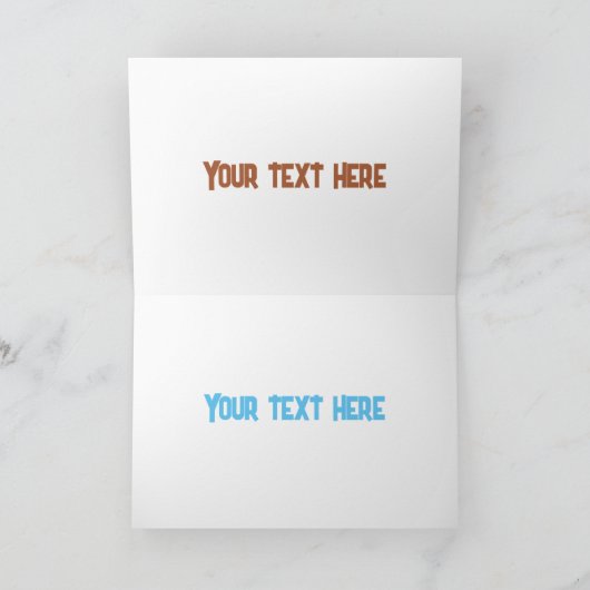 Leuke vrolijke eikels zingen cartoon voor kinderen kaart (Binnen)