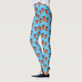 Leuke vrolijke eikels zingen cartoon voor kinderen leggings (Links)