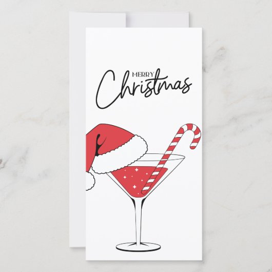 Leuke vrolijke en heldere kerst feestdagenkaart (Voorkant)