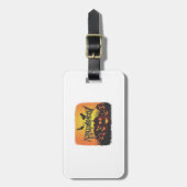 Leuke vrolijke Halloween ontwerp Bagagelabel (Voorkant verticaal)