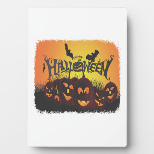 Leuke vrolijke Halloween-ontwerp Fotoplaat