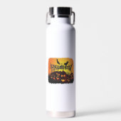 Leuke vrolijke Halloween-ontwerp Waterfles (Voorkant)