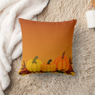 Leuke vrolijke Halloween Pompoen Kat Kussen