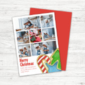 Leuke Vrolijke Kerst Schattigee Fotocollage Feestdagenkaart