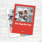 Leuke Vrolijke Kerst Schattigee Fotocollage Feestdagenkaart