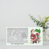 Leuke Vrolijke Kerstmis van de Dieren van de Feestdagenkaart (Staand voorkant)