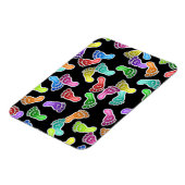 Leuke vrolijke lachende voeten wallpaper magneet (Linkerzijde)