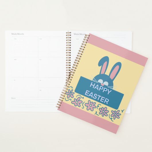 Leuke vrolijke Paashaas  Planner (Display)