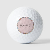 leuke vrouw feministe golfballen (Voorkant)