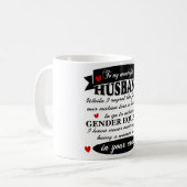 Leuke vrouw voor man koffiemok (Voorkant links)