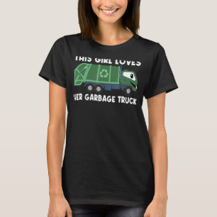 Leuke vuilniswagen voor meisjes Kinder vuilniswage T-shirt