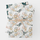 Leuke walvis Baby shower verjaardagscadeau ideeën Inpakpapier Vel (In situ)