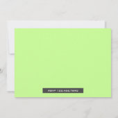 Leuke walvis eerste verjaardag partij foto uitnodi kaart (Achterkant)