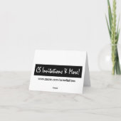 Leuke Walvis met de Spatie van de Nevel van Harten Feestdagen Kaart (Achterkant)