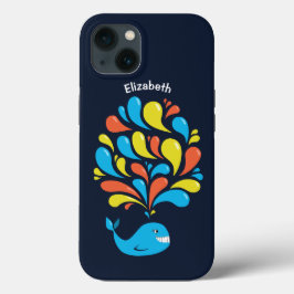 Leuke walvis naam Cartoon vis kleurrijk Case-Mate iPhone Case