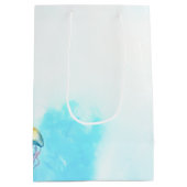 Leuke walvis onder Zee Waterverf jongen Baby showe Medium Cadeauzakje (Achterkant)