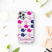 Leuke walvissen, Patroon van walvissen, Jouw naam Case-Mate iPhone Case