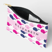 Leuke walvissen, Patroon van walvissen, Jouw naam Etui (Open)