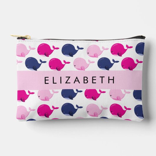 Leuke walvissen, Patroon van walvissen, Jouw naam Etui (Voorkant)