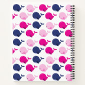 Leuke walvissen, Patroon van walvissen, Jouw naam Notitieboek (Achterkant)