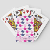 Leuke walvissen, Patroon van walvissen, Jouw naam Pokerkaarten (Achterkant)