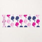 Leuke walvissen, Patroon van walvissen, Jouw naam Yogamat (Achterkant (horizontaal))