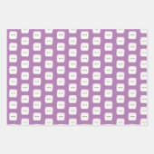 Leuke warme cacao met marshmallows inpakpapier vel (Voorkant)