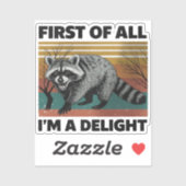 Leuke Wasbeer Citaten - Allereerst Ben Ik Een Geno Sticker (Vel)