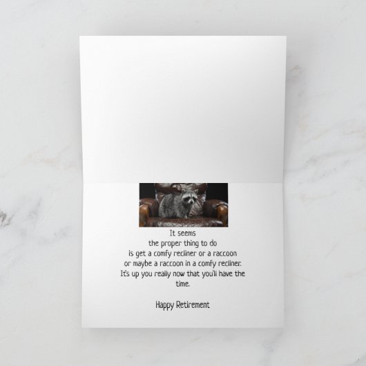 Leuke Wasbeer Nu Je MET PENSIOEN BENT Kaart (Binnen)