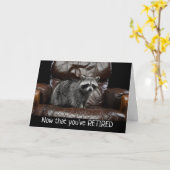 Leuke Wasbeer Nu Je MET PENSIOEN BENT Kaart (Gele Bloem)