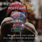 Leuke wasberen in Cabriolet Party Time San Francis Briefkaart