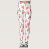 Leuke Watermeloen Patroon All-Over-Print Leggings (Voorkant)