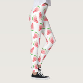 Leuke Watermeloen Patroon All-Over-Print Leggings