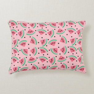 Leuke Watermeloen Slice Patroon Zomer Vibes Accent Kussen