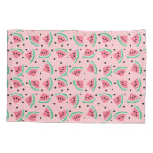 Leuke Watermeloen Slice Patroon Zomer Vibes Kussensloop (Achterkant)
