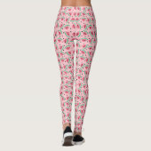 Leuke Watermeloen Slice Patroon Zomer Vibes Leggings (Achterkant)