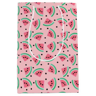 Leuke Watermeloen Slice Patroon Zomer Vibes Medium Cadeauzakje