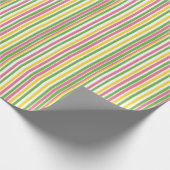 Leuke watermeloen strepen cadeaupapier (Hoek)