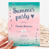 Leuke watermeloen zomer gradiënt roze zoet 16 kaart