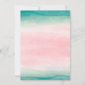 Leuke watermeloen zomer gradiënt roze zoet 16 kaart (Achterkant)
