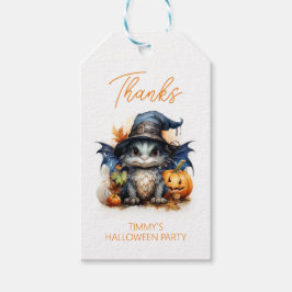 Leuke Waterverf Baby Dragon Halloween Party Favor Cadeaulabel