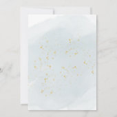 Leuke Waterverf Baby Shoe Baby shower Kaart (Achterkant)