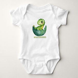 Leuke Waterverf Babysaurus Dinosaur Romper