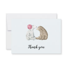 Leuke waterverf beren Baby shower