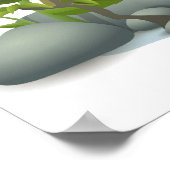 Leuke waterverf Bird Poster (Hoek)