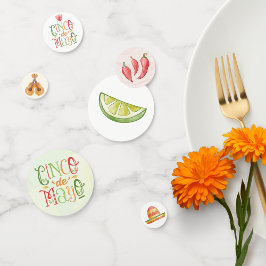 Leuke Waterverf Cinco de Mayo Party Confetti
