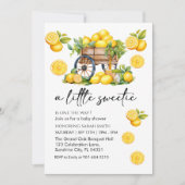 Leuke waterverf citroen Baby shower Kaart (Voorkant)