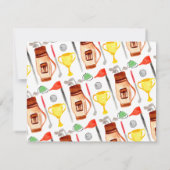 Leuke Waterverf Golfsport Golfen Little Pro Notitiekaartje (Achterkant)