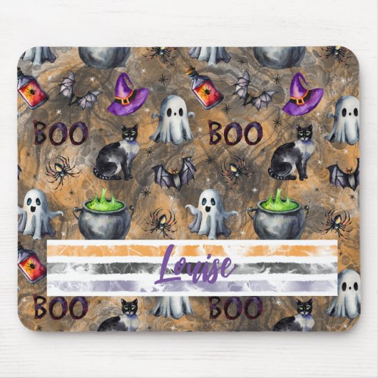 LEUKE WATERVERF HALLOWEEN GEESTEN KATTEN VLEERMUIZ MUISMAT (Voorkant)