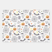 Leuke Waterverf Halloween Kostuum Kinder Inpakpapier Vel (Voorkant 3)